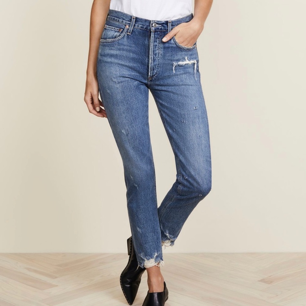 Agolde Compass Jamie High Rise Classic Jeans